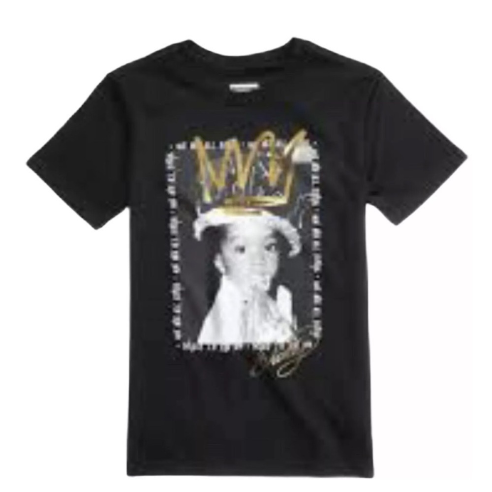NEW Sean John Boys Black Tee T-Shirt We Are All Kings Diddy Youth Size Large - Picture 3 of 6